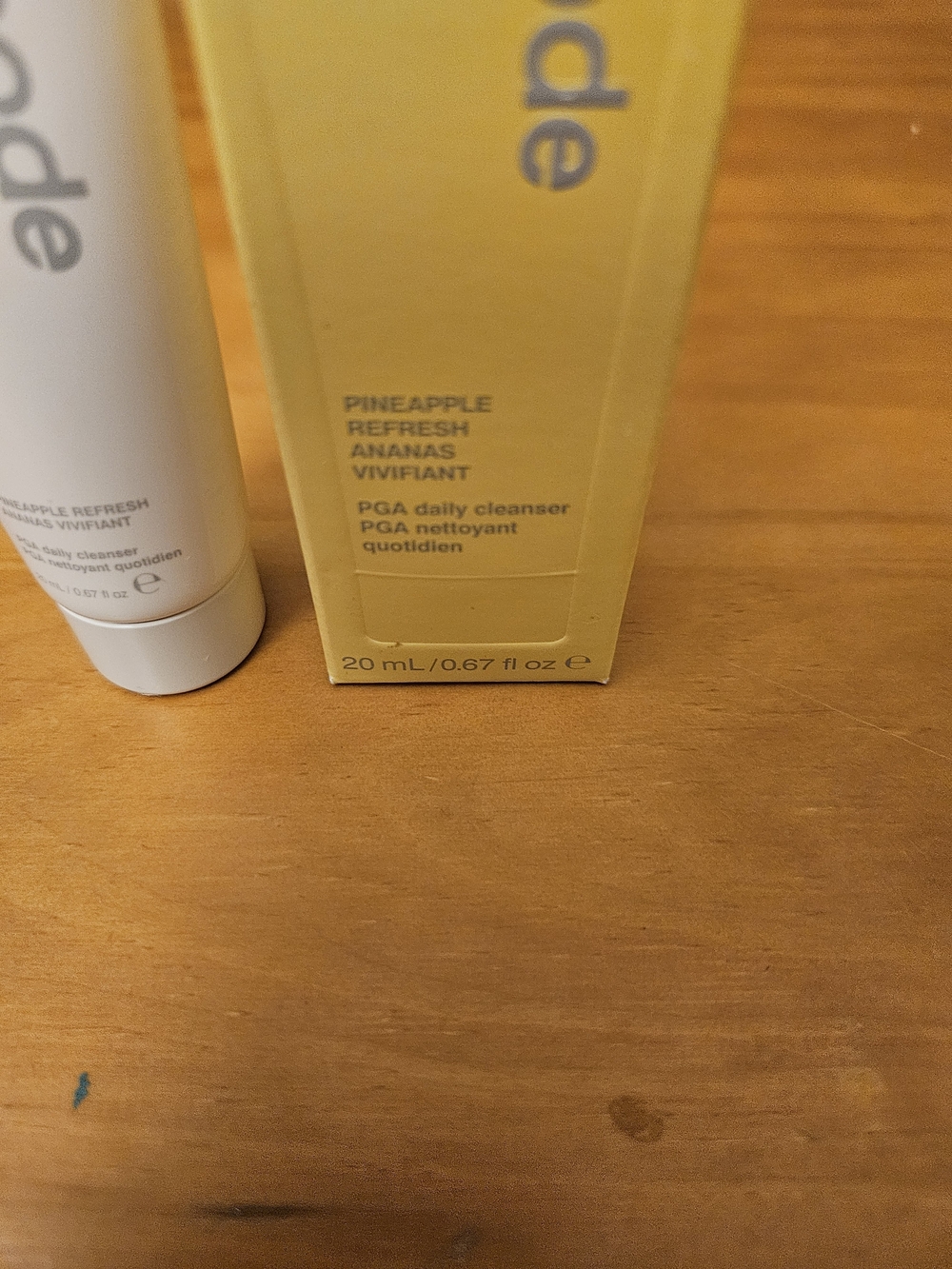 Rhode Pineapple Refresh PGA Daily Cleanser Mini Travel Size 20mL NEW - Picture 2 of 4
